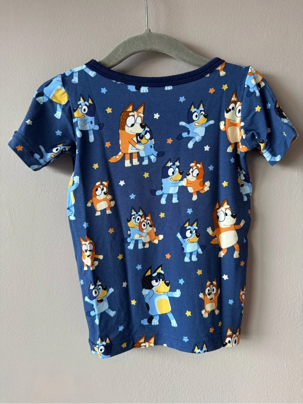 Little Sleepies x Bluey Bamboo Short Sleeve & Pants Pajama‎ Set 12-18 months